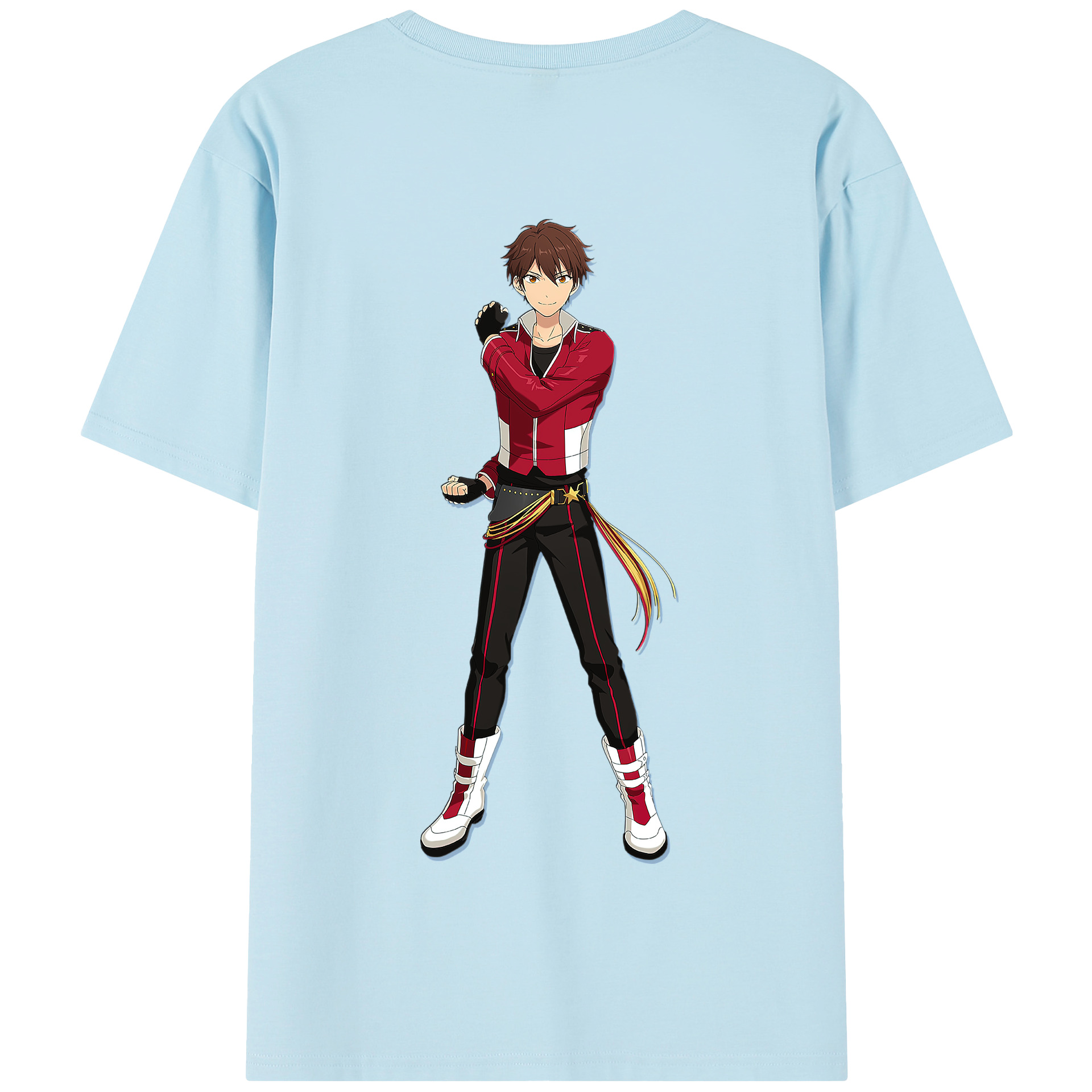 （画像用） あんさんぶるスターズ! Ensemble Stars 綿100％半袖Tシャツ（背面プリント）